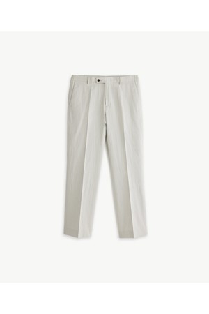 [KUWAMURA] 드라이터치 피케 팬츠_라이트 그레이_0PAXA06GS0