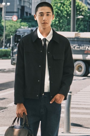 세미 오버핏 컴포트 트러커_블랙_SJPXA54NSB