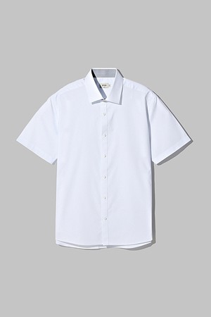 베이직 반팔 셔츠_화이트 (클래식핏)_SDSWB51CSW