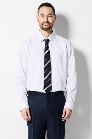 [툭] 모달 폴리 셔츠_화이트 (클래식핏)_SDSXZ51CSW