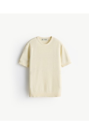 아이스쿨링 라운드넥 반팔니트_아이보리_0KTXB01HSI
