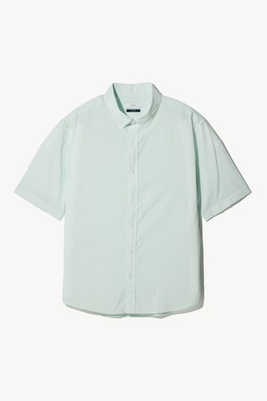 플렉시온 서커 반팔 셔츠_민트 (이지핏)_DDSXB07ESM