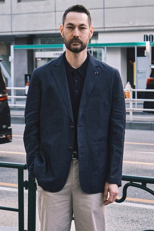 린넨 100% 프리미엄 자켓_네이비 (클래식핏)_DJAXB09CSN