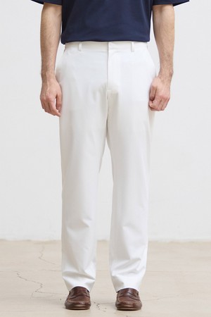 [FLEXION] 아이스 스트레치 팬츠_화이트 (스트레이트핏)_DPAXB15ESW