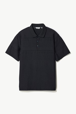 [DIEMS by STCO]쿨라이트 기능성 카라 반팔 티셔츠_블랙 (클래식핏)_DTSXB07CSB