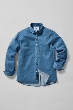 6.5oz 소프트 데님 셔츠_중청 (레귤러핏)_JDSXZ36CSL