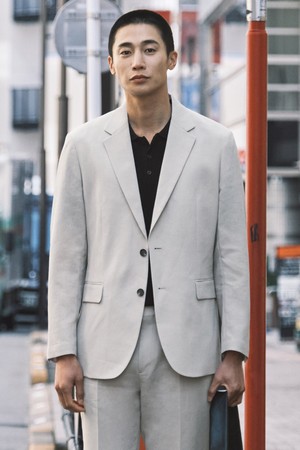 텍스처드 셋업_아이보리 (릴렉스핏)_SEJXB32NSI