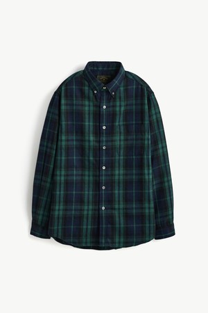 타탄체크 클래식 플란넬 셔츠_그린 (레귤러핏)_JDSXZ74CTE