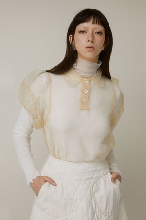 ORSO ORGANZA BLOUSE CR 오르소 오간자 블라우스 크림