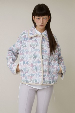 ROSE JAQUARD RIVERSIBLE JACKET PK 로즈 자카드 리버시블 자켓 핑크