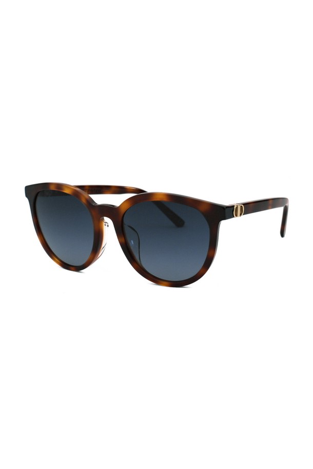 DIOR EYEWEAR - 기타소품 - 디올 30MontaigneMini R2F 26B1 라운드 뿔테 아시안핏 선글라스
