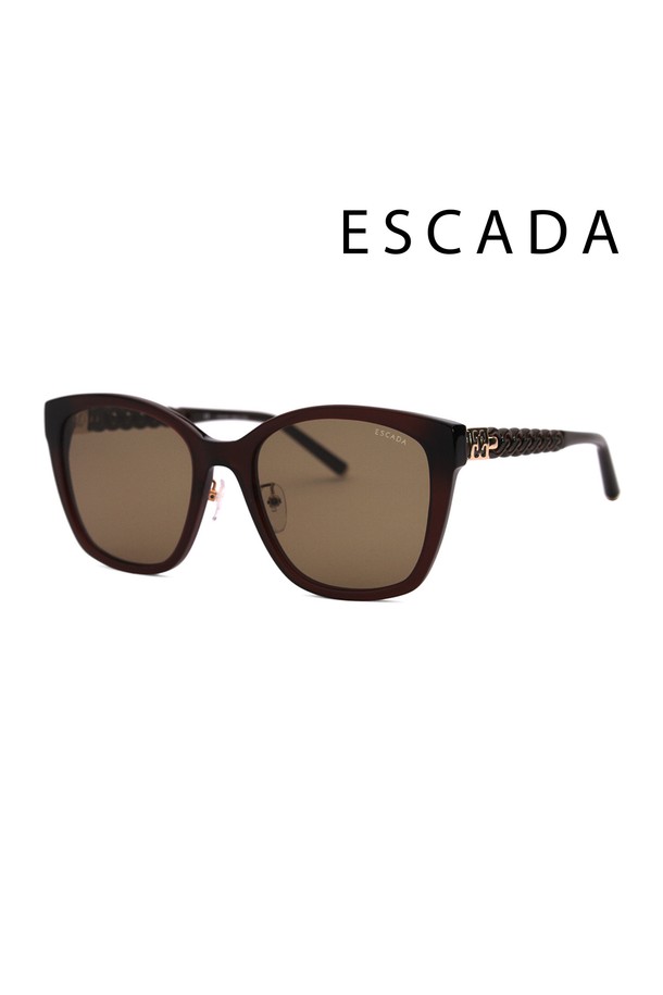 에스까다(ESCADA) SES D66G 0B36 이탈리아 스퀘어 뿔테 오버사이즈 경량 명품 선글라스는 여성 고객을 위한 우아하고 세련된 아이템입니다. 브라운 컬러의 플라스틱과 메탈 소재가 조화롭게 어우러져 클래식하면서도 엘레강스한 분위기를 연출합니다. 자외선 차단 기능과 경량 디자인으로 편안한 착용감을 제공하며, 스퀘어 프레임과 오버사이즈 디자인이 트렌디함을 더합니다. 데이트룩, 모임룩 등 다양한 TPO에 매치하여 클래식, 미니멀, 시크한 스타일을 완성할 수 있습니다.
