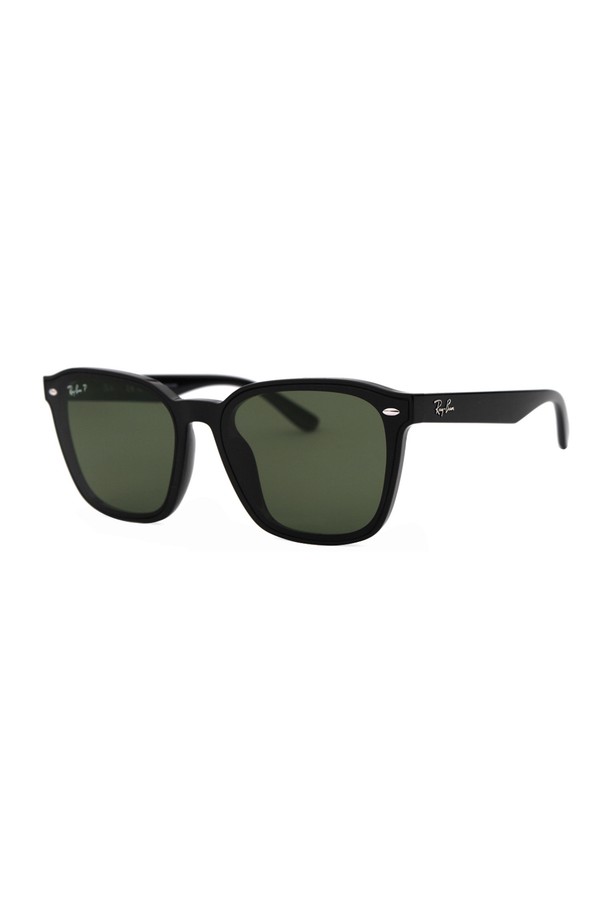 RAY BAN - 안경테/선글라스 - 레이밴 RB4392D 601 9A 66 공식수입 스퀘어 뿔테 플랫바 아시안핏 편광 레이벤 선글라스