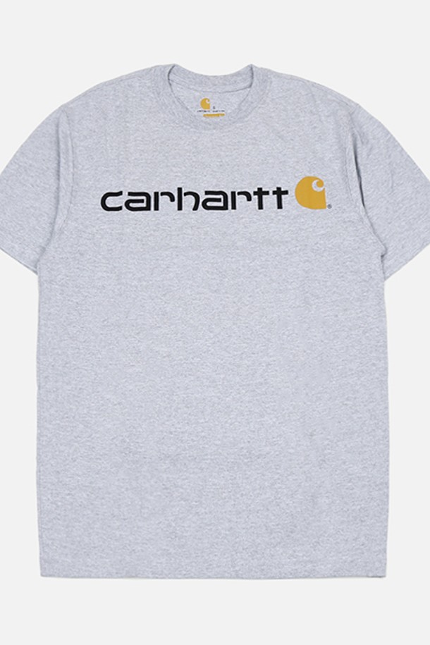 Carhartt - 반팔티셔츠 - 칼하트 반팔티 K195-GRAY