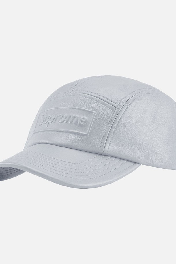 SUPREME - 모자 - 슈프림 고어텍스 레더 캠프캡 SS22H113-GREY