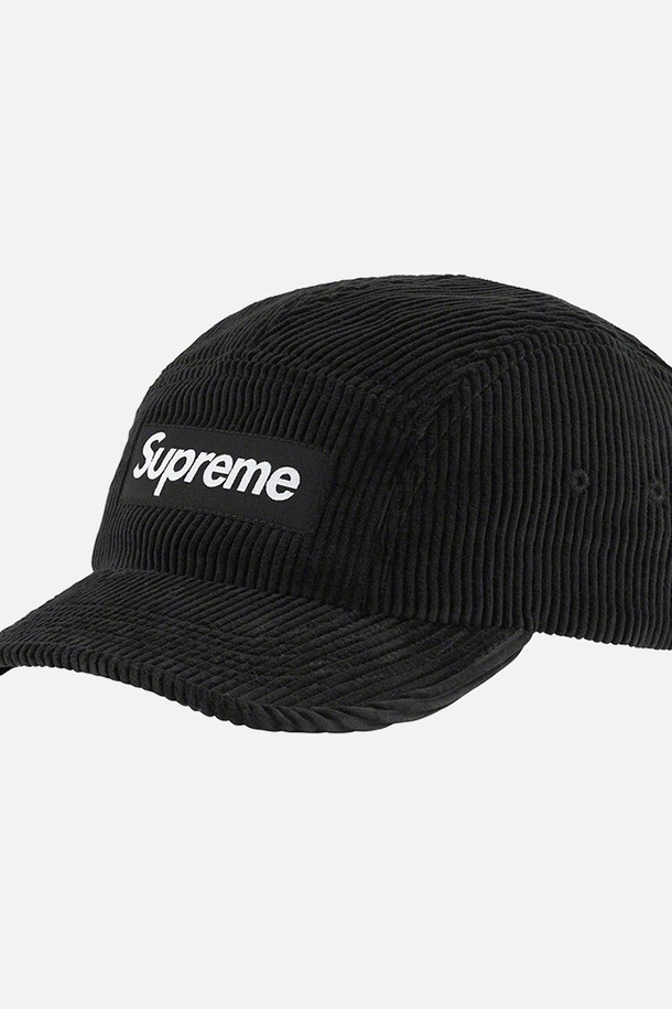 SUPREME - 모자 - 슈프림 코듀로이 캠프캡 FW22H100-BLACK