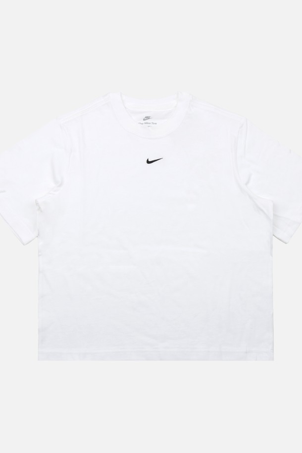 NIKE - 반팔티셔츠 - 나이키 우먼 NSW 에센셜 박시 반팔티 DD1238-100