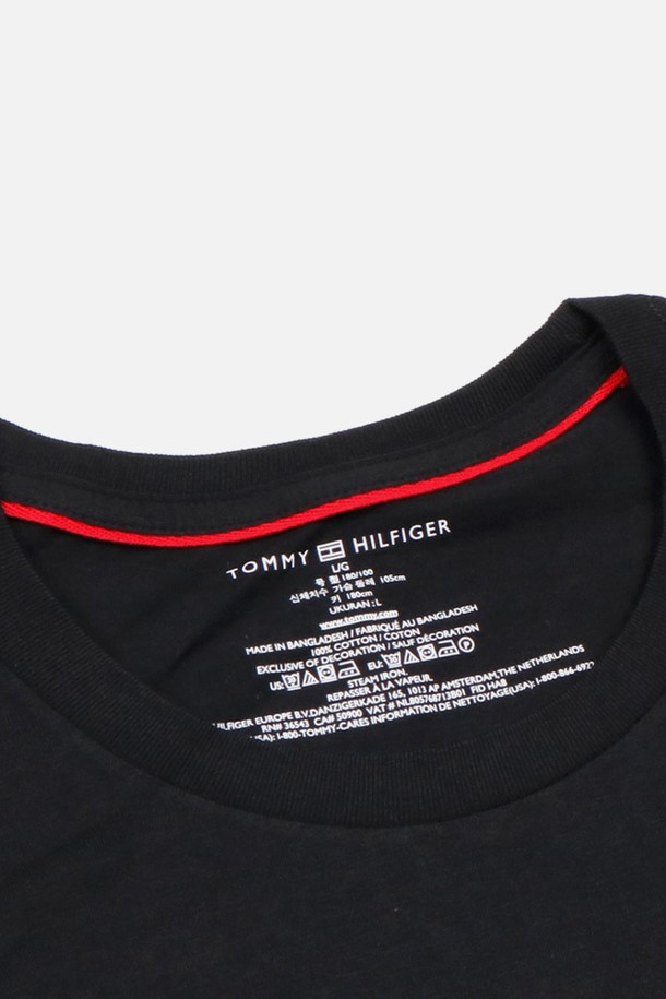 TOMMY HILFIGER - 긴팔티셔츠 - 타미힐피거 코어 플래그 긴팔티 09T3118-001