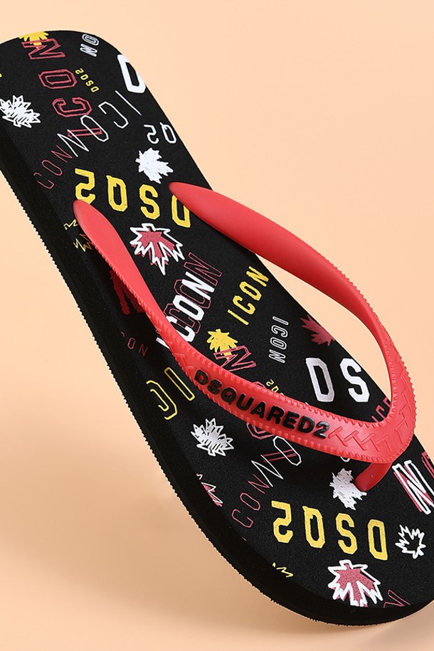 Dsquared2 - 샌들/슬리퍼 - 디스퀘어드2 FFW0001 아이콘 플립플롭(블랙) FFW0001 17202798 M037