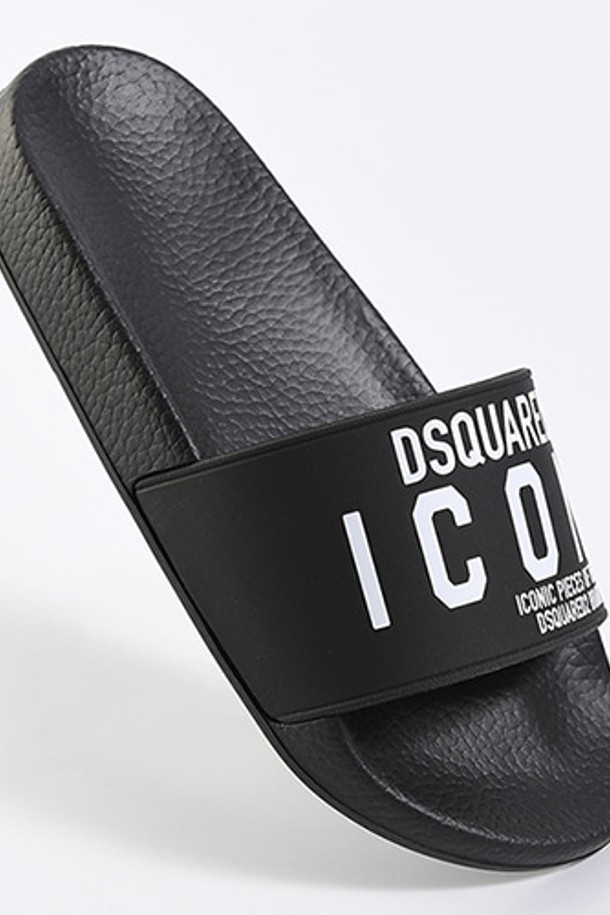 Dsquared2 - 샌들/슬리퍼 - 디스퀘어드2 FFW0006 아이콘 슬리퍼(블랙) FFW0006 17200001 2124