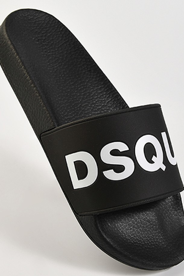 Dsquared2 - 샌들/슬리퍼 - 디스퀘어드2 FFM0101 로고 슬리퍼(블랙) FFM0101 17200001 M063