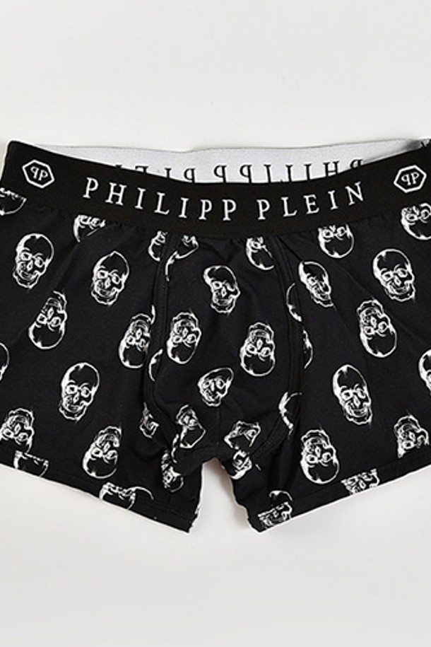 PHILIPP PLEIN - 언더웨어 - 필립플레인 MUY0282 스컬 복서 브리프(블랙) MUY0282 PTE003N 0201