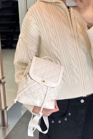Quilting Sai bag [Ivory]