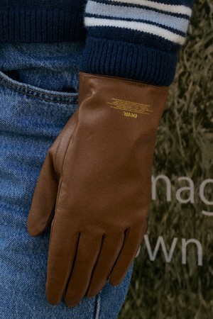 Lambskin winter glove