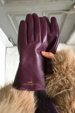Lambskin winter glove