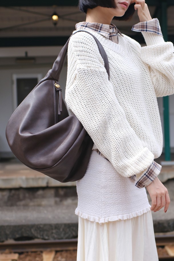 DENU - 숄더백 - ETHER Bag [Brown]