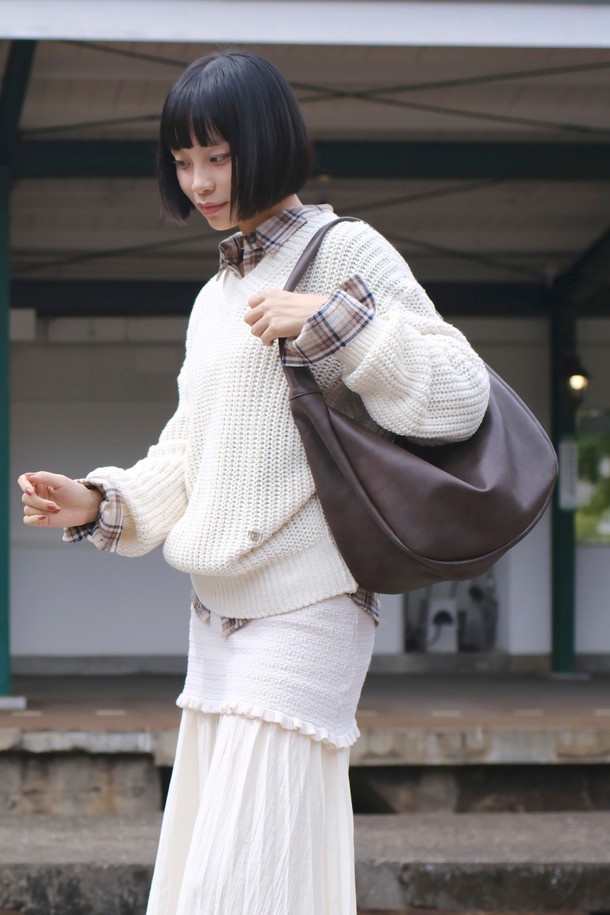 DENU - 숄더백 - ETHER Bag [Brown]