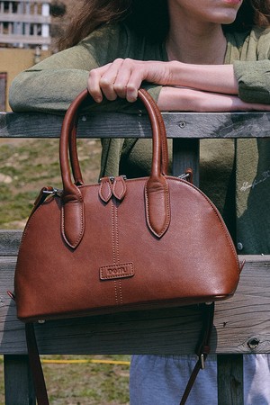 Ellen City Tote Bag [BROWN]