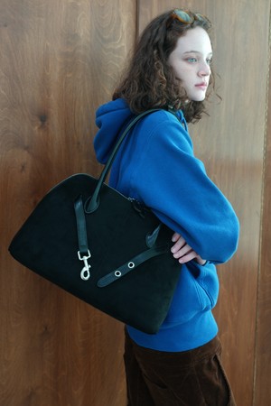 NOA BAG[SUEDE BLACK]