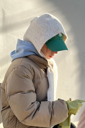 Fluffu balaclava[Beige]