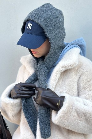 Fluffu balaclava[Grey]