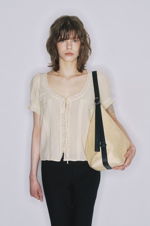 La Nuit Bag [Raphia Beige]