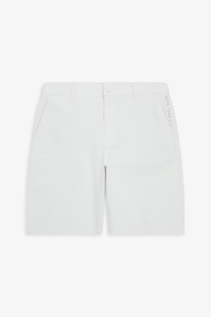 베이직 스트레치 하프 팬츠_IVORY-a