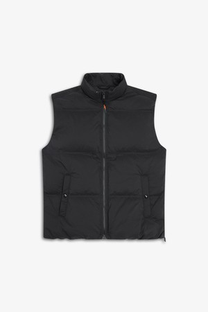 와샤소재 다운 VEST_BLACK-a