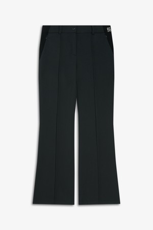 본딩 부츠컷 팬츠_BLACK-a