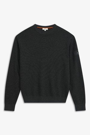 솔리드 라운드넥  풀오버_GREY-a