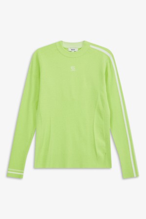 반넥 골지 풀오버_YELLOW-a