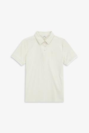 기본 에리 반팔 카라 티셔츠_IVORY-a