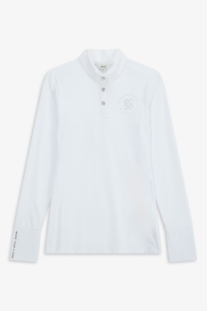 우븐 하이브리드 슬림핏 티셔츠_IVORY-a