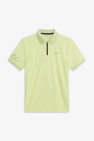 니트 카라 하프집업 티셔츠_YELLOW-a