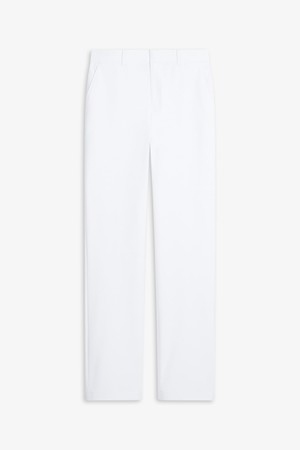 스트레치 스트레이트핏 팬츠_WHITE-a