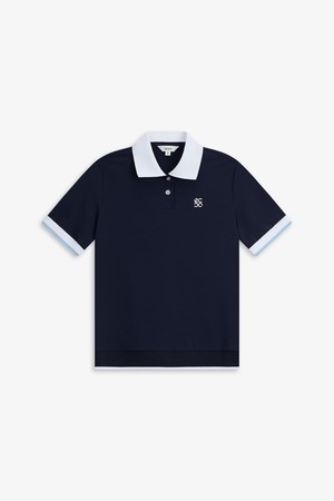 블루종 화섬 에리 티셔츠_NAVY-a