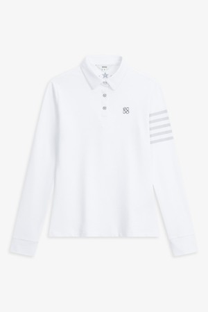 STAR 5줄 포인트 티셔츠_WHITE-a