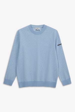 앞뒤 반전 패턴 풀오버_BLUE-a