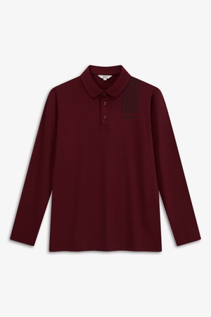 기본 카라 티셔츠_WINE-a