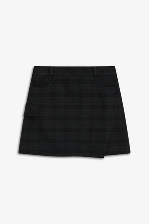 TR 체크 카고 스커트 (빅체크)_GREY-a